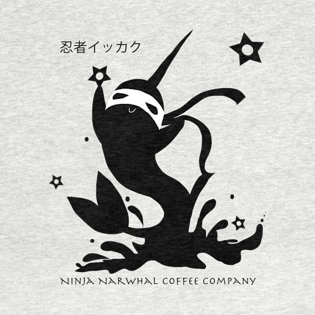 Ninja Narwhal Coffee Company Logo by NinjaNarwhal